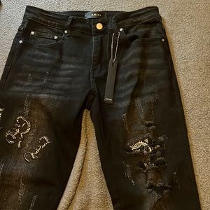 Amiri Jean bandanna cuts (blackout)